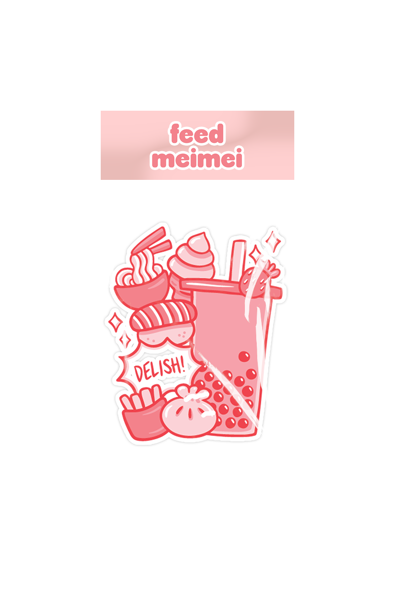 feed meimei Delish Sticker